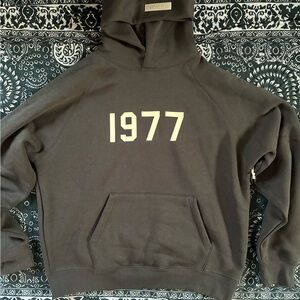 Essentials Charcoal Gray 1977 Hoodie